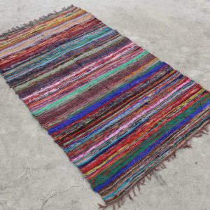 MAM Treasures Chindi Rug Area Rag Rug Home Décor Bohemian Indian Carpet Floor Décor Rag Colorful Cotton Rug Living Room Rug Bathroom Rug Throw Rug